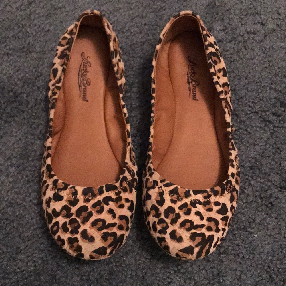 Leopard Print Lucky Brand Women's Flats